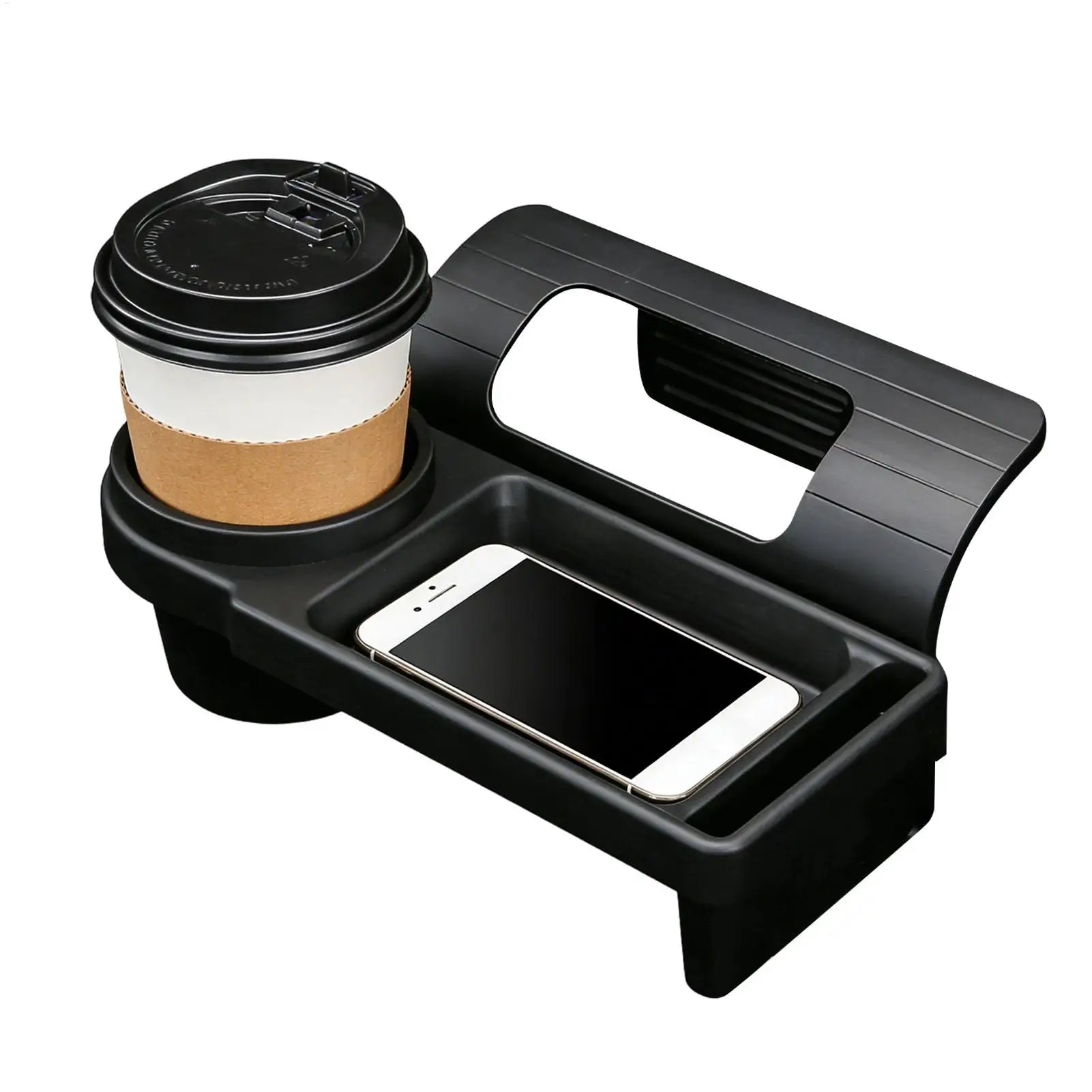Window Cup Holders for Vehicles Hangable Rack with Organizer Tray Car Drink Holder for Automotive Vehicle Truck Window Door Cell Oasis Select