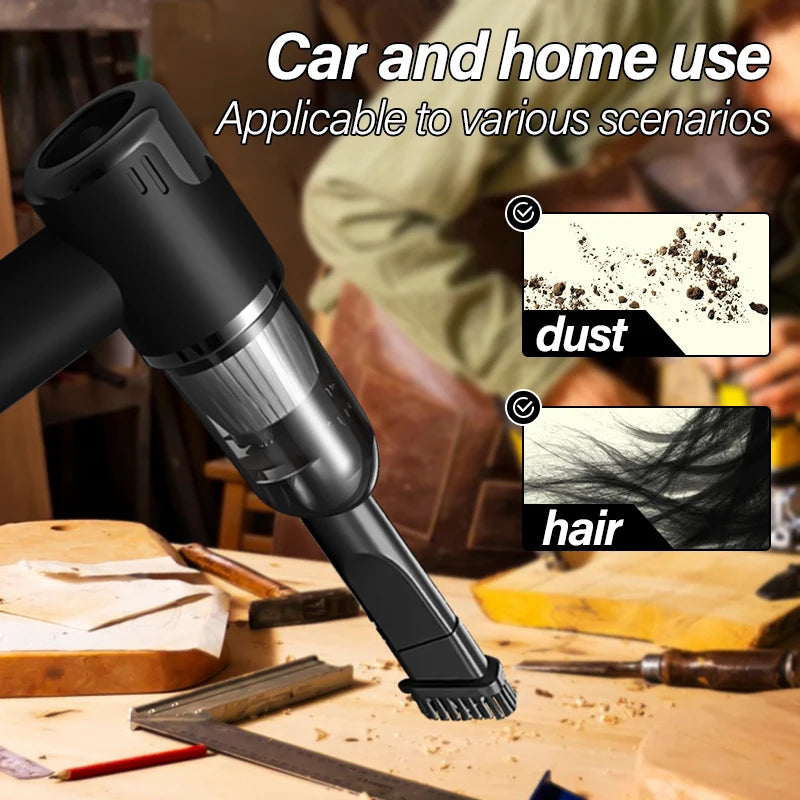 GUOHE 3-in-1 Cordless Handheld Vacuum – Car & Home