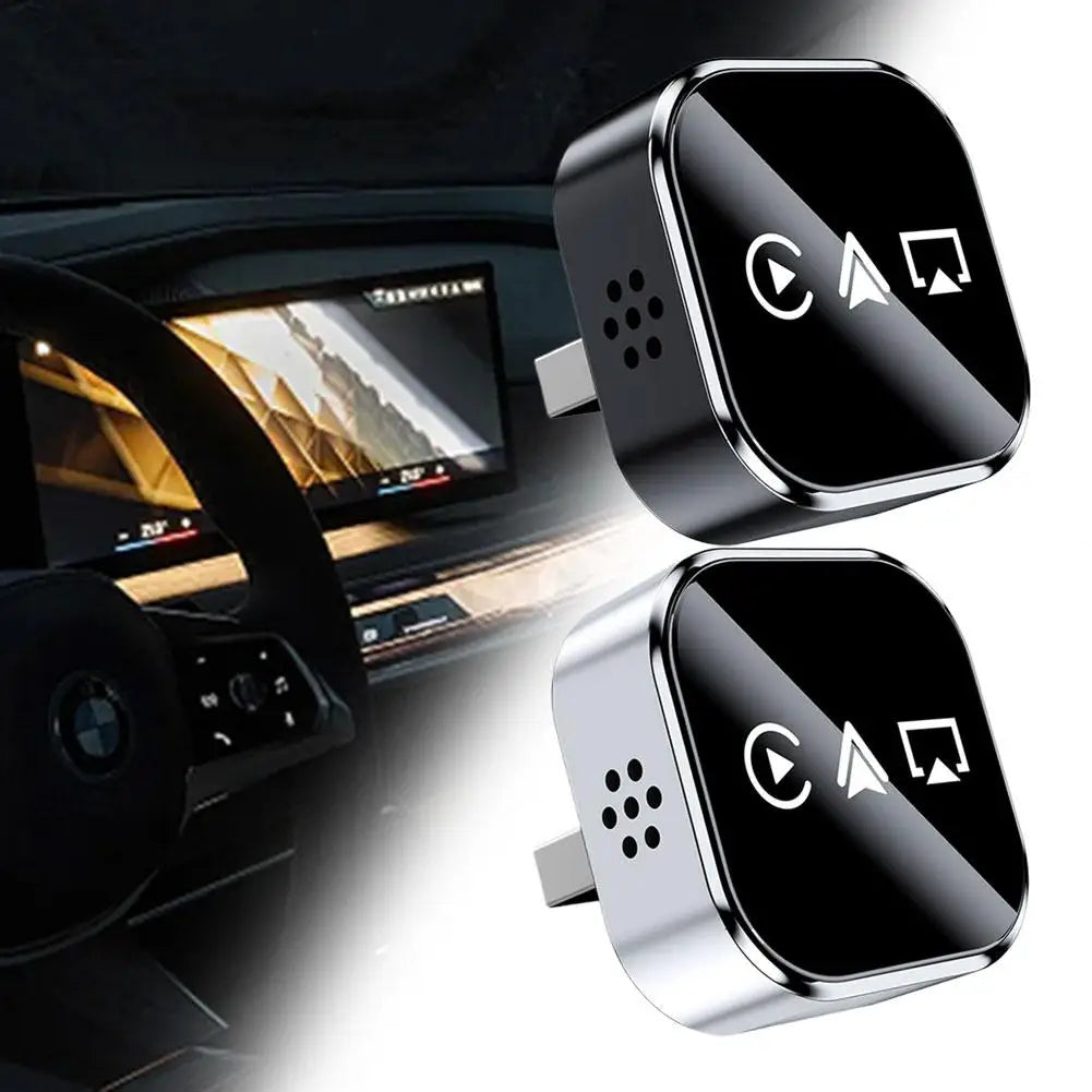 Wireless Carplay Android Auto Airplay Adapter 2025 New 3 in 1 AI Smart Mini Car Box Plug and Play Auto Connect WiFi Bluetooth Oasis Select