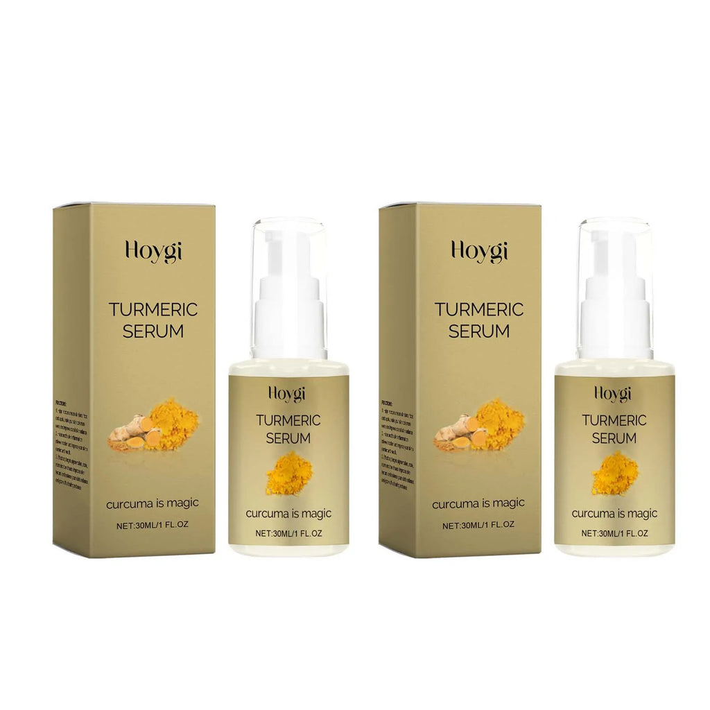 Hoygi Turmeric Face Serum – Brightening & Dark Spot Corrector Face Brightening Serum Oasis Select 2 x 30ml Boxed