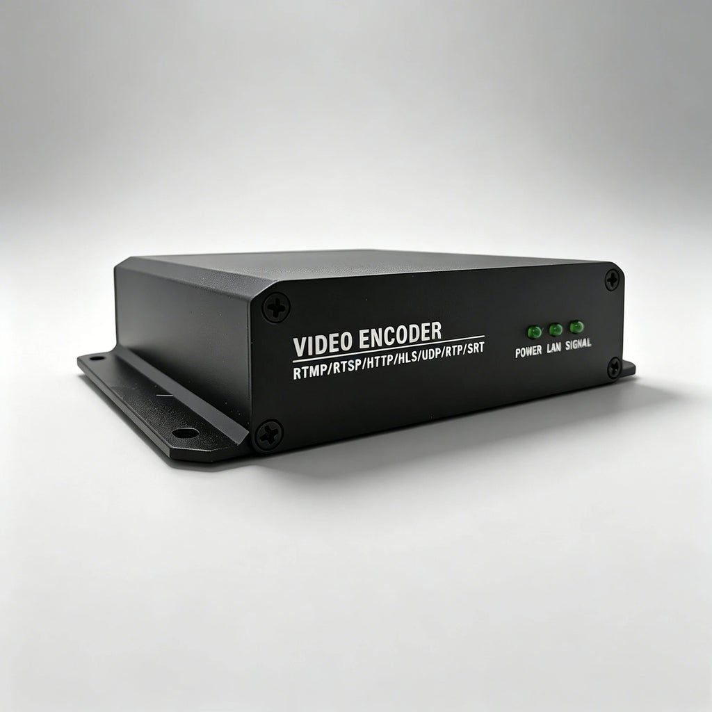 CVBS loop-out HD ，H.265 video encoder，supporting RTSP/RTMP/GB28181 surveillance for NVR recording Oasis Select