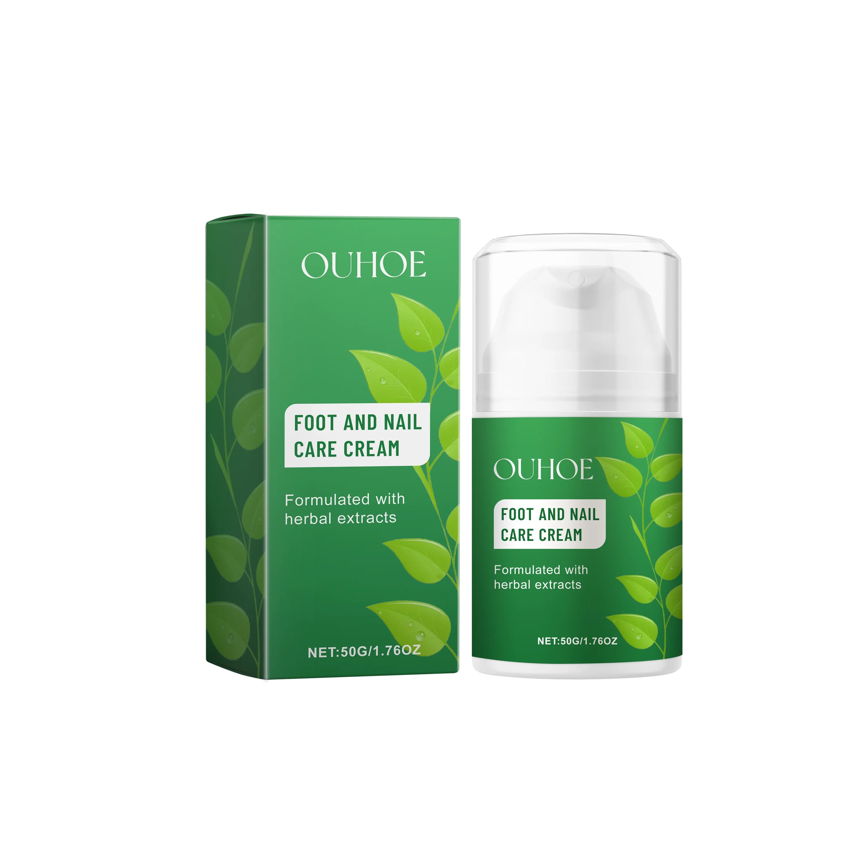 Nail Cuticle Care Cream - Moisturizing Treatment For Dry Cracked Feet Brittle Nails With Glycerin Mineral Oil Strengthens Nails Oasis Select 50g boxed