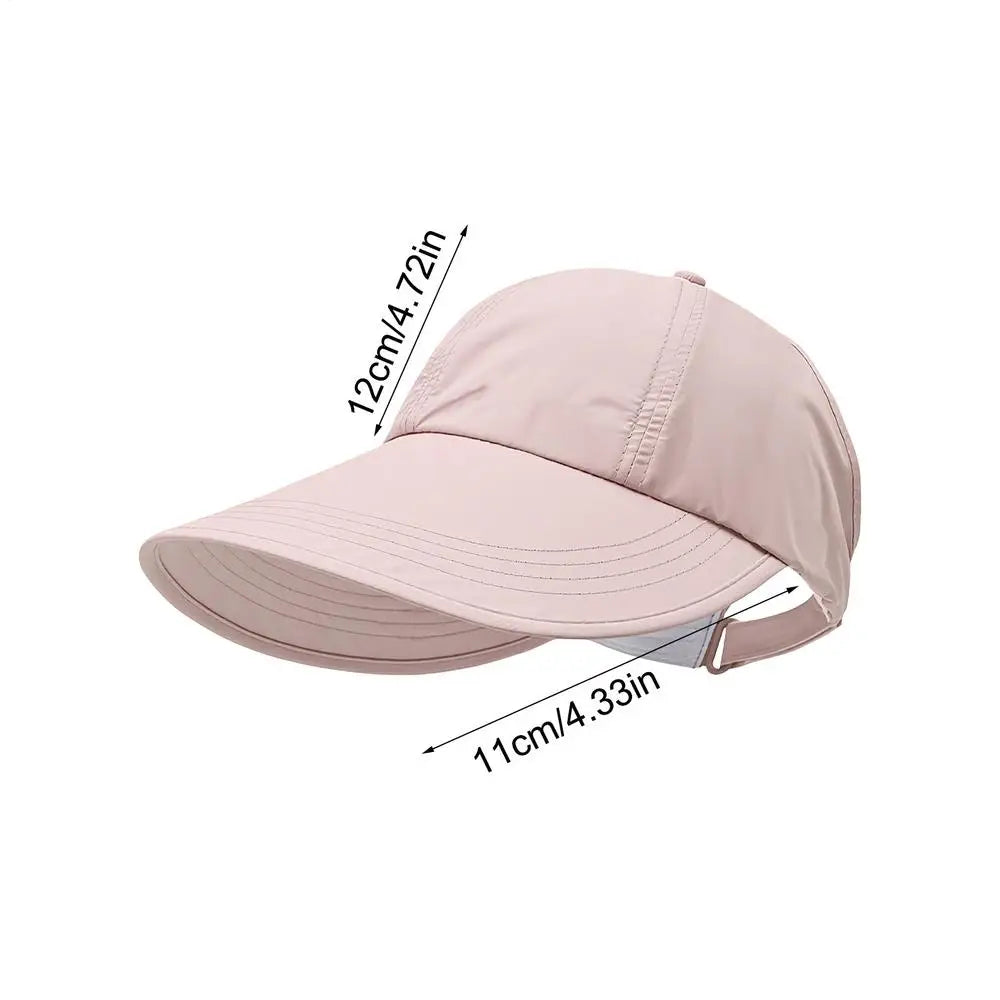 Breathable Sunhat with Wide Brim UV Protection Summer Outdoor Beach Fisherman Hat Sunscreen Protection Cap Adjustable Sun Hat Oasis Select Pinks