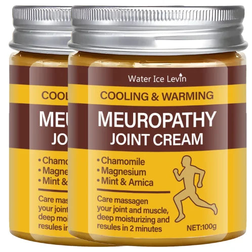 Neuropathy Joint Cream – Magnesium & Arnica Pain Relief Topical Pain Relief Cream Oasis Select YELLOW 100g