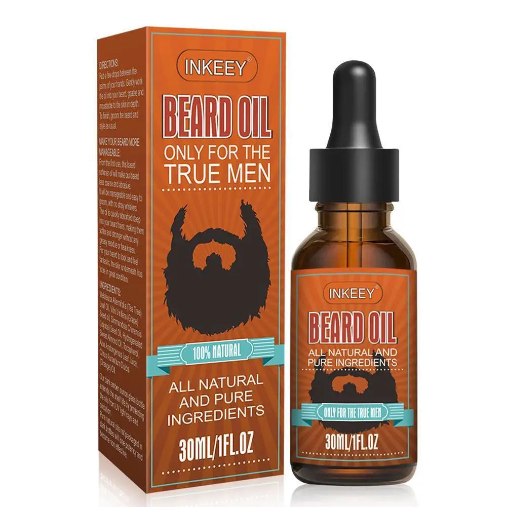 30ml Beard Growth Oil Serum For Men Beard Growth And Grooming Soften Strengthen Styling Beard Oil Beard Care Thicker Nourish Oasis Select Default Title