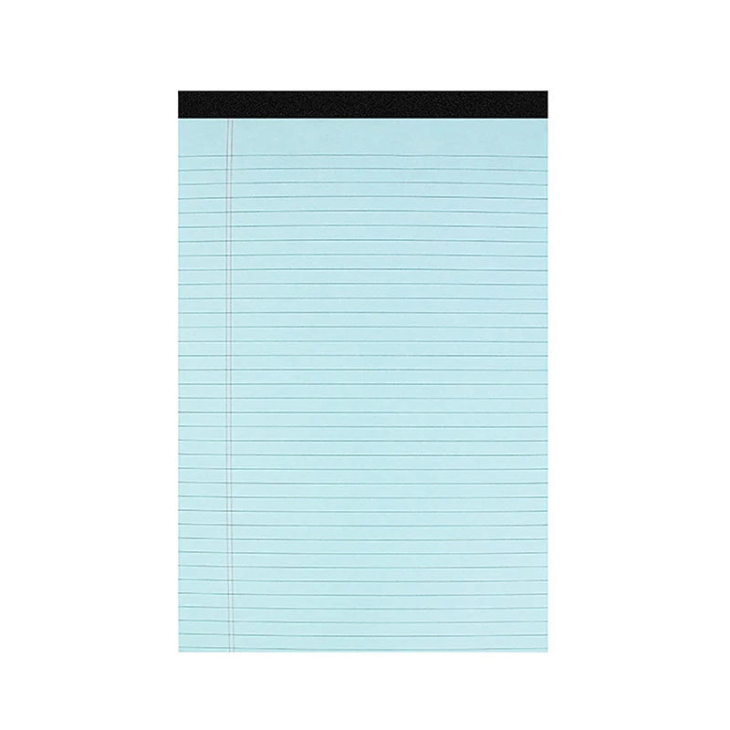 Tearable Legal Pad Office Supplies Ink-proof Tear-off Pages Writing Sheet Paper Notepad Simple Lined Paper Scribbling Book Oasis Select Blue