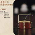 Brass Incense Tray Censer for Home Use Agarwood Censer Creative New Chinese Style Indoor Censer Ornament Oasis Select red
