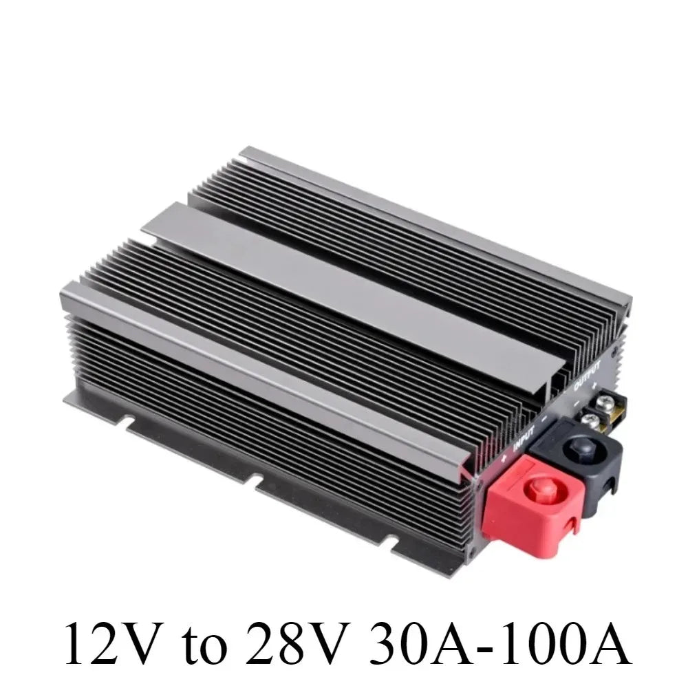 12V to 28V Booster Converter 12V-28V 12V DC to 28V DC 30A-100A Step-up Voltage Regulator 12 Volt to 28 Volt Power Supply CE Oasis Select