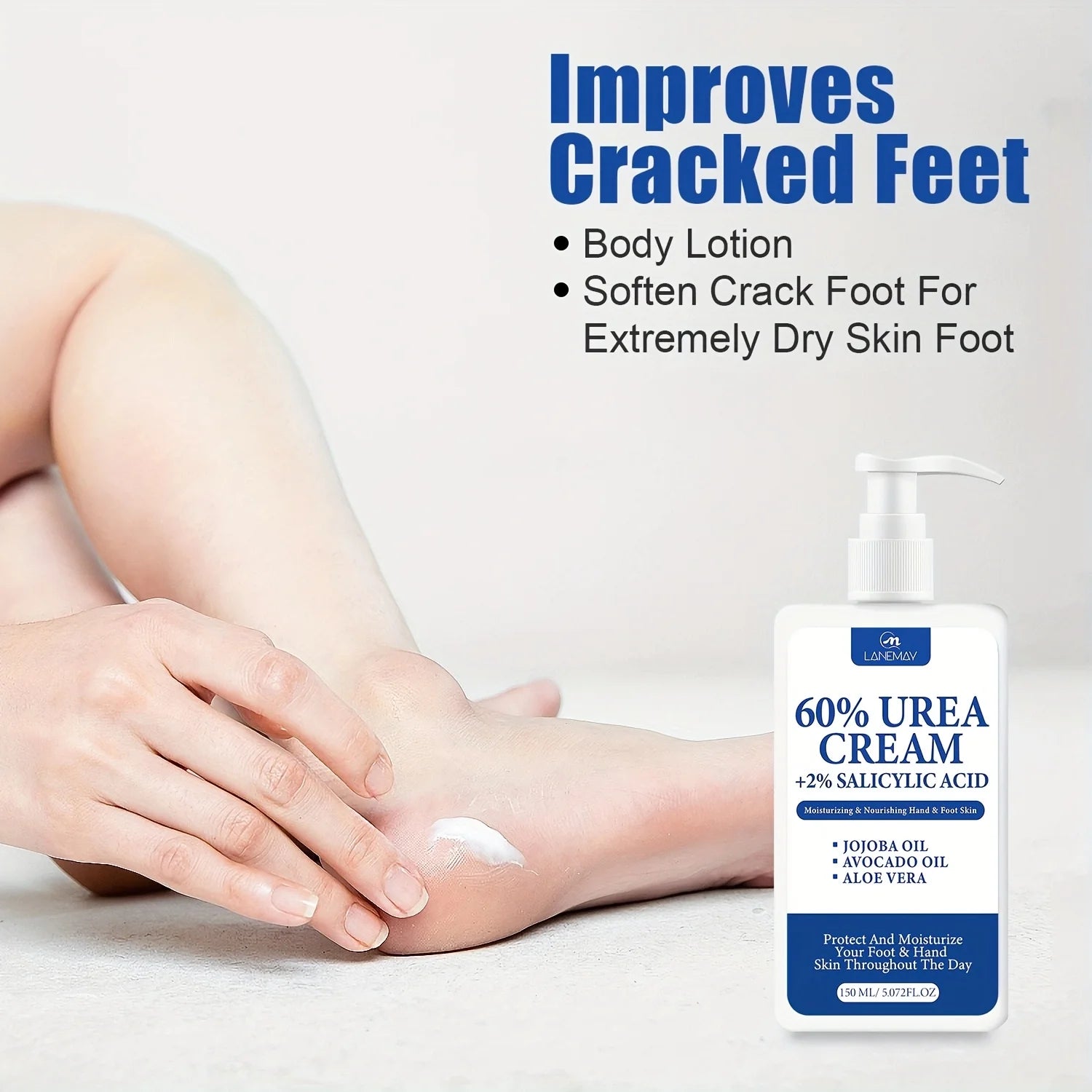Lanemay 60% Urea Foot Cream – Salicylic Acid & Shea Butter