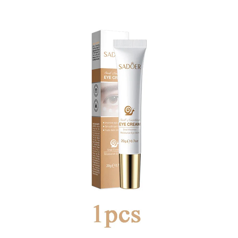SADOER Snail Eye Cream Anti Wrinkle Dark Circles Under The Eyes Remove Eye Bags Moisturizing Anti-Aging Eyes Skin Care Products Oasis Select 1pcs