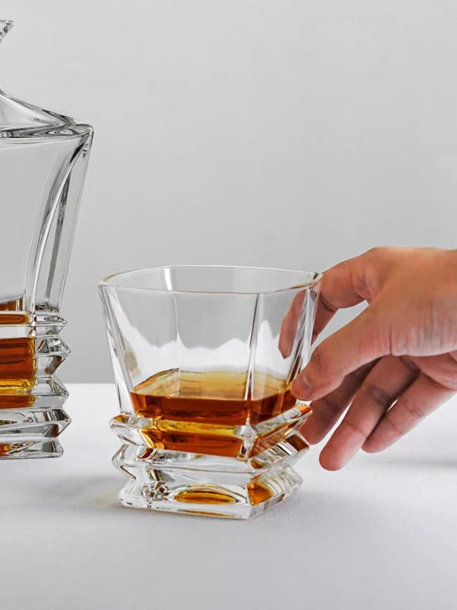 Whiskey Glass Cigar Holder Home Glass Bar Beer Glass Wine Glass European Creative Drinking Glasses Oasis Select