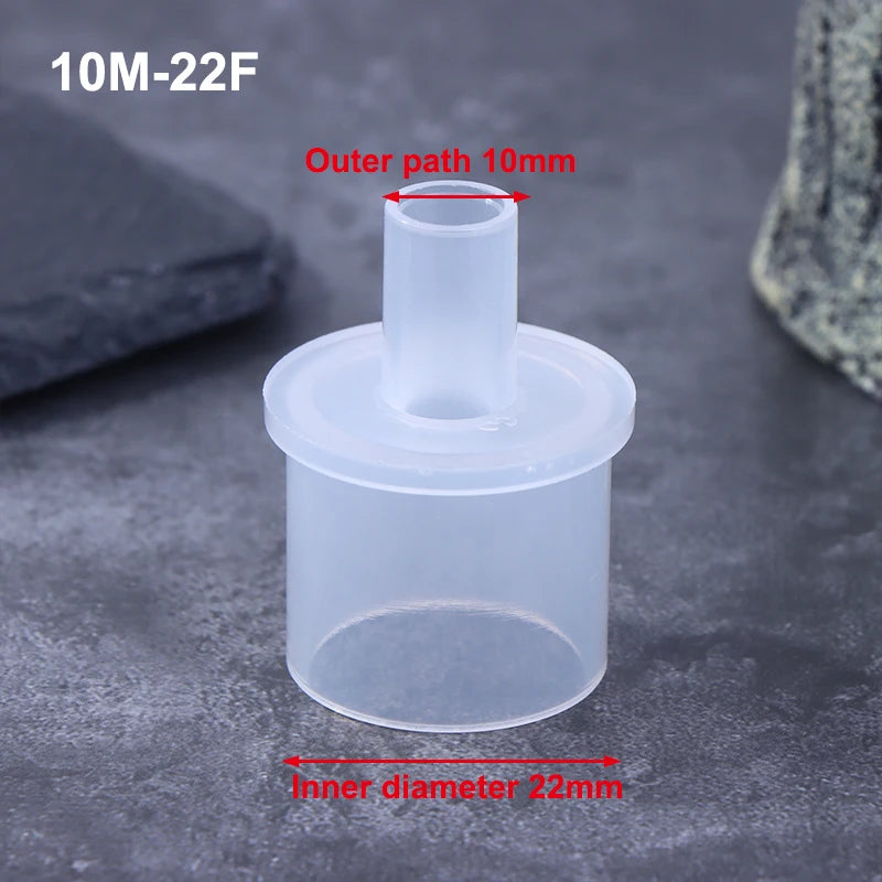 15mm to 22mm Veterinary Breathing Circuit Straight Connector PP