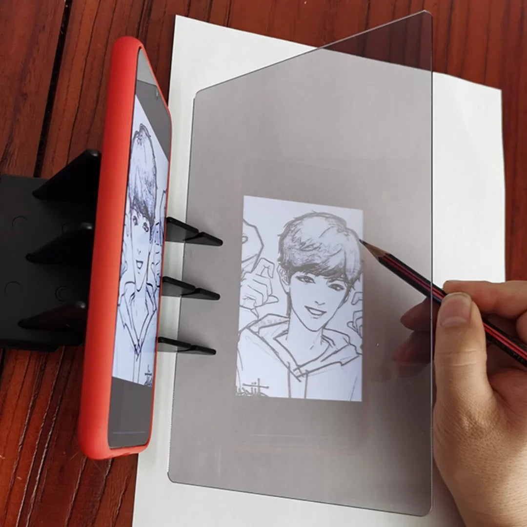 Optical Drawing Board, Portable Tracing Board Sketch Wizard for Image Projection,Easy Painting Artifact Sketching Tool,Kids Toys Oasis Select