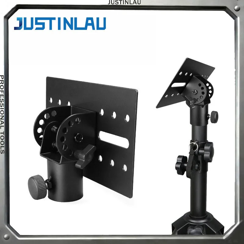 JUSTINLAU Multi Angle Adjustable Speaker Bracket Tray Universal Audio Installation Board Speaker Fixing Bracket Accessories Oasis Select