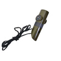 7-in-1 Survival Whistle with LED Light Compass Thermometer Essential Emergency Safety Gear For Outdoor Hiking Camping Adventures Oasis Select green