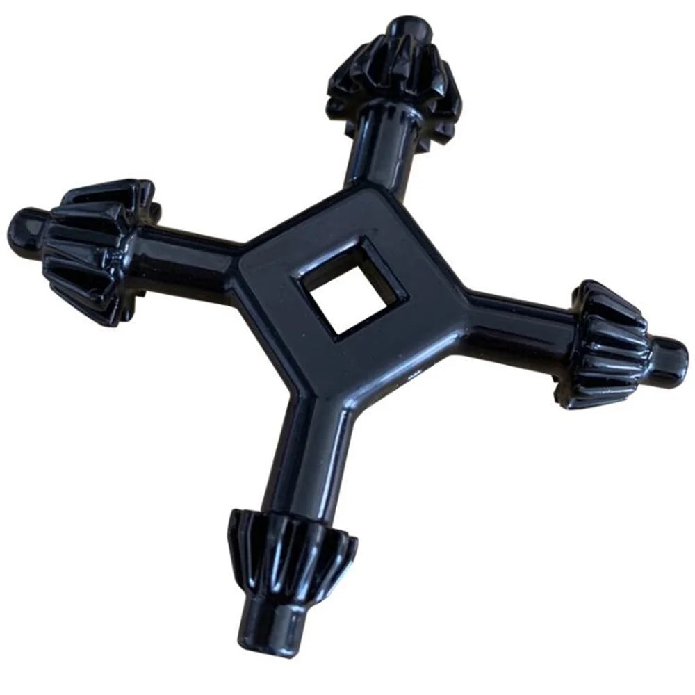 1Pcs 4 In 1 Multi-function Universal Chuck Key Drill Drilling Holder Spanner Ratchet Socket Ring Combination Grip Star Wrench Oasis Select