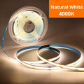 Flexible FCOB COB LED Strip Light 320LEDs/m DC12V 8MM Lamp Tape CRI90 Led Lights for Room Kitchen Decor DC Female Port Only Tape Oasis Select Natural White 5M DC12V