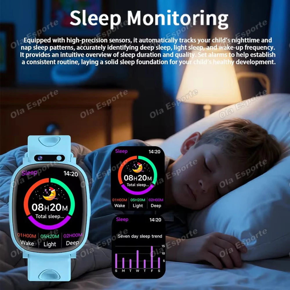 Kids Smart Game Watch HD Touch Screen 18 Games Camera Alarm Clock