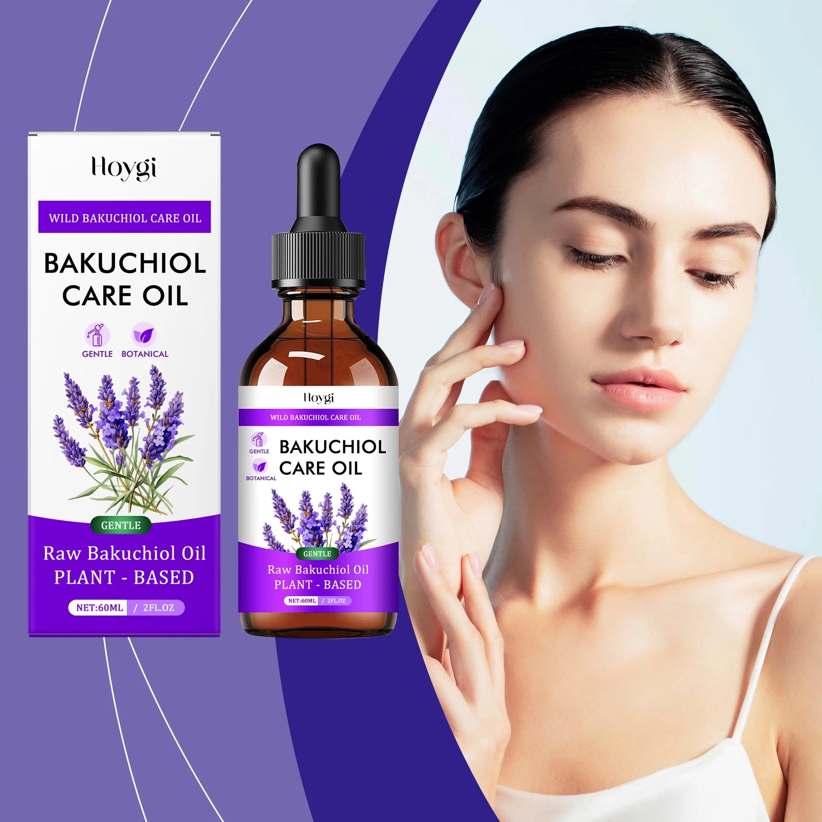 Bakuchiol Essectial Oil Relaxing Reduce Fine Lines Smoothing Facial Body Skin Care Nourish Aromatherapy Lavender Essential Oil Oasis Select