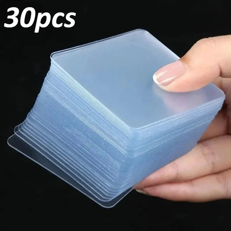 10/20/30PCS Heavy Duty Double Sided Adhesive Tape for Wall Hooks,No-Nail Removable Sticky Pads for Mounting Picture Carpet,펀치 면제 Oasis Select 30pcs