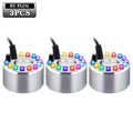 10PCS Mini LED Pumpkin Light Fogger Water Fountain Pond Fog Machine For Halloween Christmas Easter Party Festival Decoration Oasis Select 12 LED-3PCS