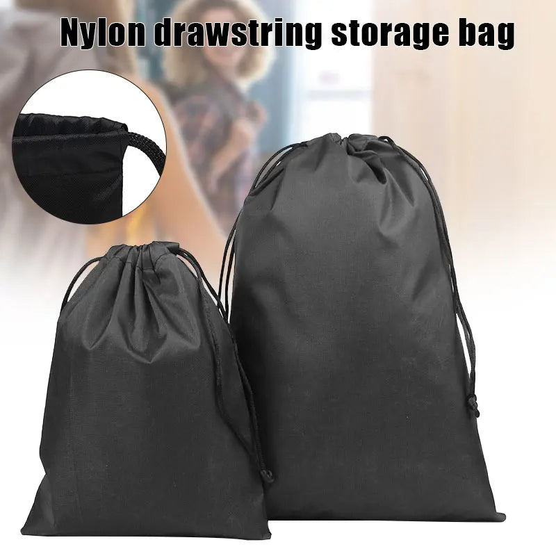 Sacs de rangement en Nylon, sac d'emballage à cordon, housse anti-poussière robuste, poignée en corde Flexible, sac d'organisati Oasis Select