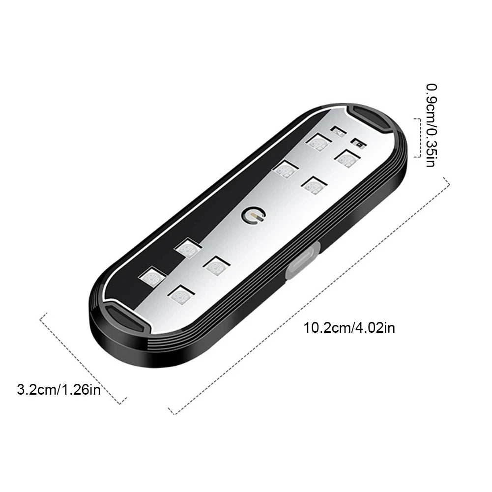LED Car Door Welcome Lights | Magnetic 7-Color USB-C Rechargeable