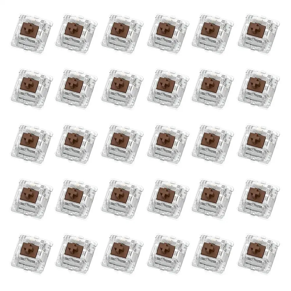 Mechanical Keyboard Switches DIY Keyboard Switchs Mechanical Keyboard Axis Mechanical Key Switchs Axis 30Pc Cross Shaft Switches Oasis Select Blue