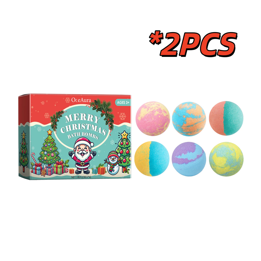 OceAura Colorful Bath Bombs – Rosemary Foot Spa Set 180g