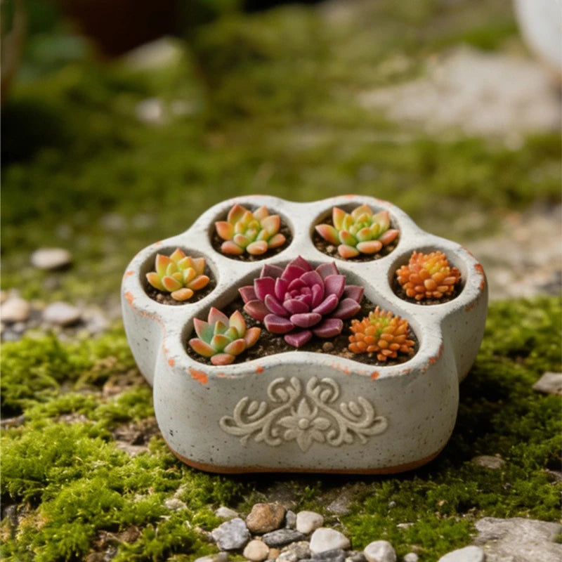 Cat Claw Flower Pot Candle Silicone Mold, Candle Jar Silicone Jewelry Box Mold, Art Casting Container Jewelry Box Storage Box Oasis Select