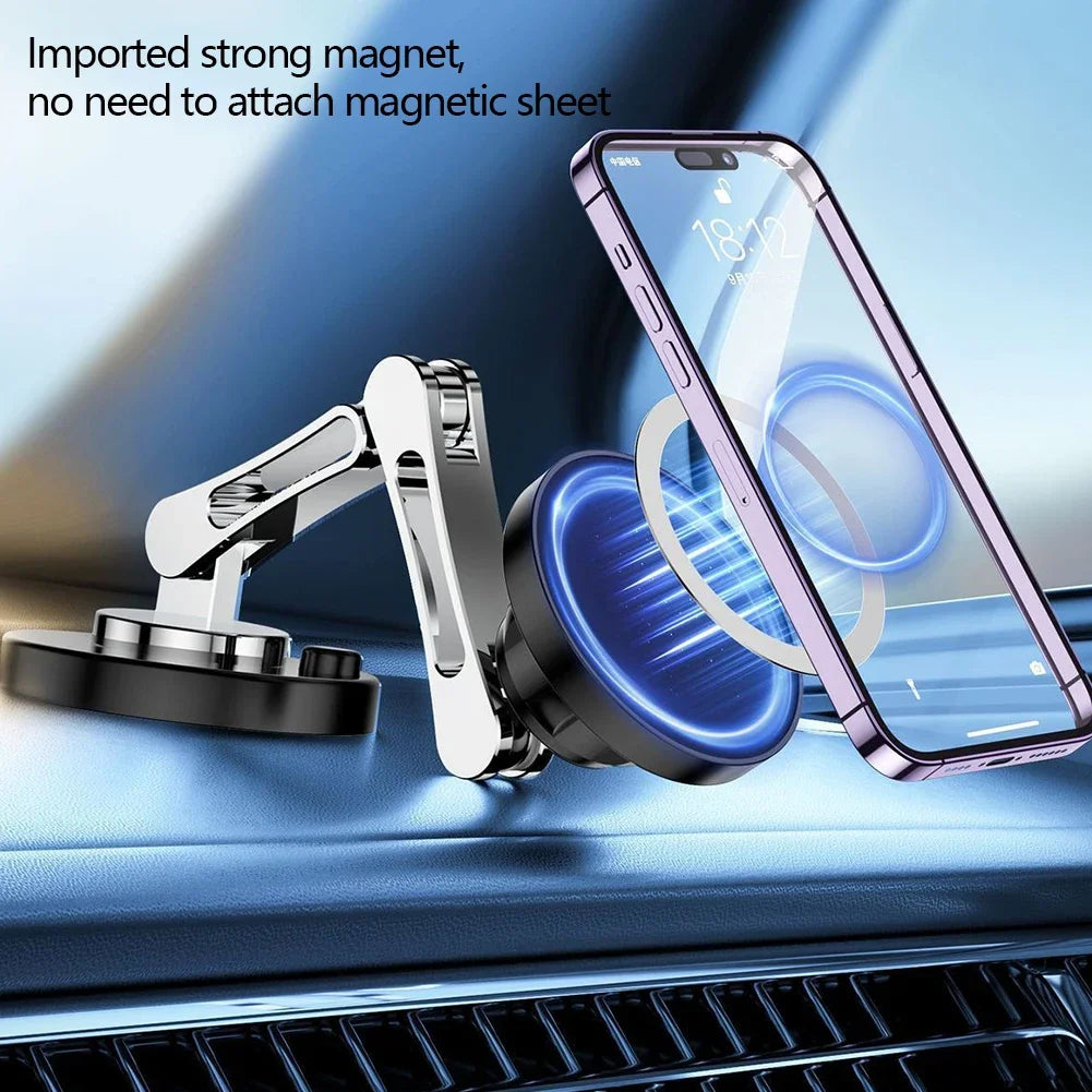 15W Magnetic Wireless Car Charger Mount | 360° Rotation