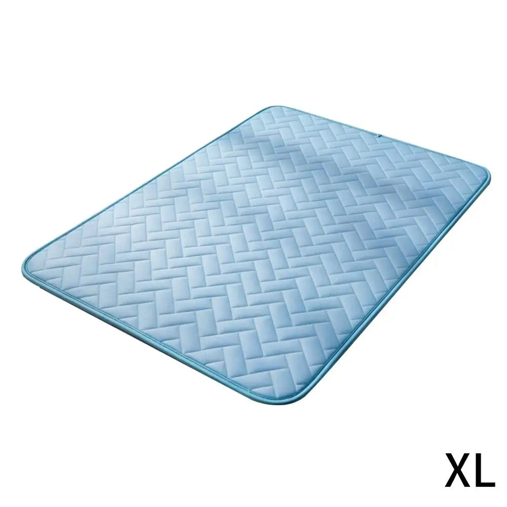 Dog Cooling Mat – Ice Silk Pet Bed for Cats & Dogs S–XXL