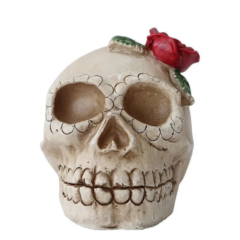 Solar-powered Devil Skull Lanterns Are Used To Decorate The Halloween Party and Insert Lights Oasis Select SD02