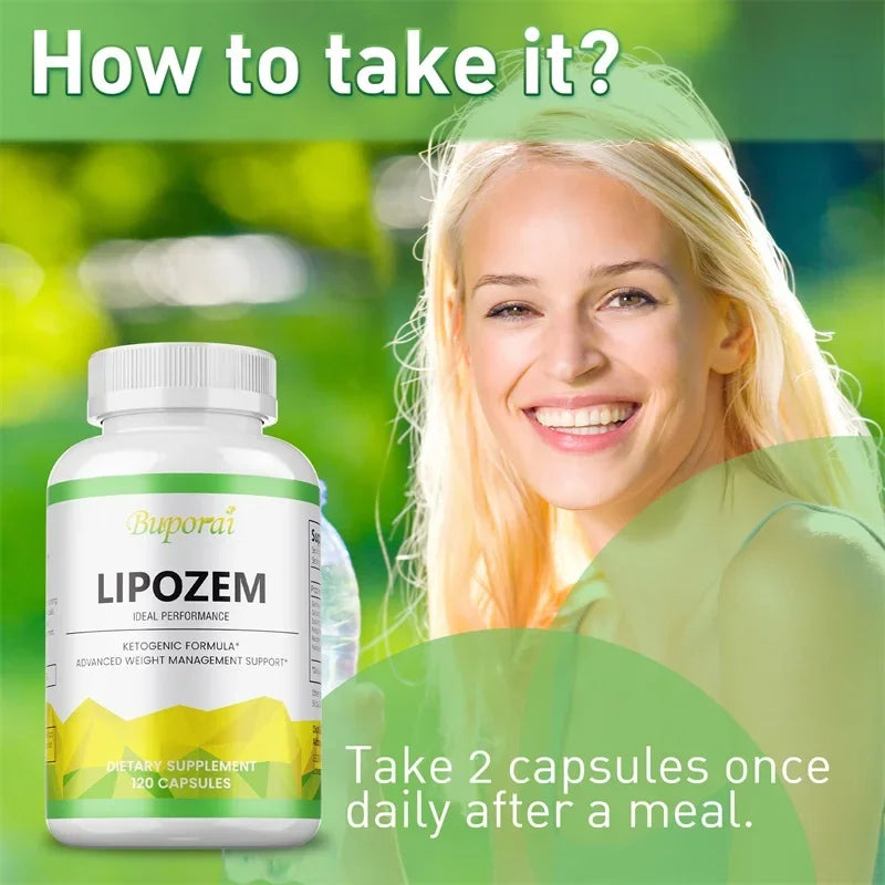 Lipozem Capsules - Digestive Health, Appetite Suppression, Metabolism, Weight Management Oasis Select