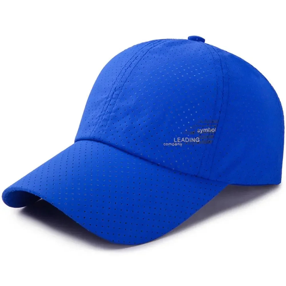 Casual Adjustable Baseball Cap Moisture-Wicking Unisex Quick-Dry Hat Sun Hat Oasis Select royal blue