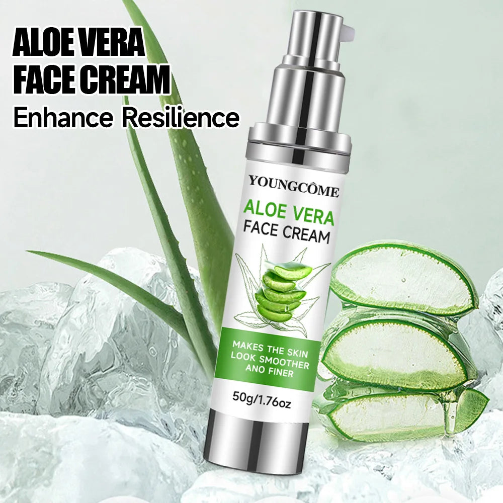 YOUNGCOME Aloe Vera Moisturizing Cream – All Skin Types