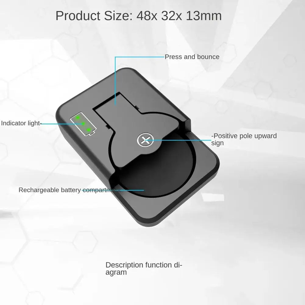 Universal LIR Button Battery Charger – Type-C USB, CE Certified