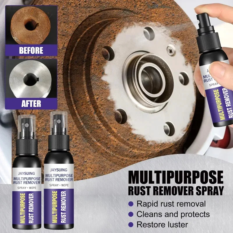 50ml Multi-purpose Rust Removal Spray Car Wheel Hub Polishing Renovator Parts Maintenance Metal Lubrication Loose Rust Spray Oasis Select 30ml