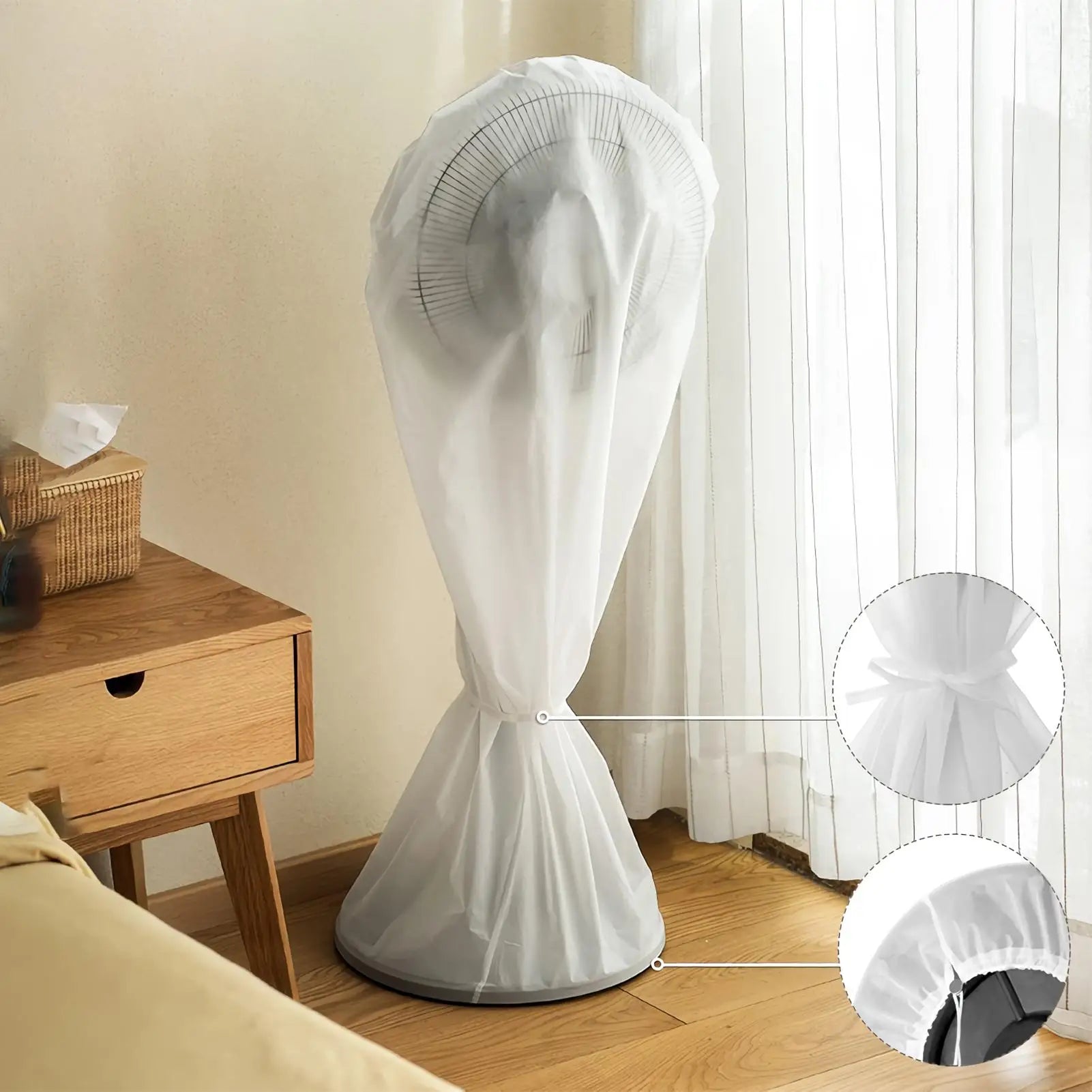 Fan Cover Waterproof Standing Fan Protector Case Standing Pedestal Protection Case Child Safety Standing Pedestal ProtectionCase Oasis Select
