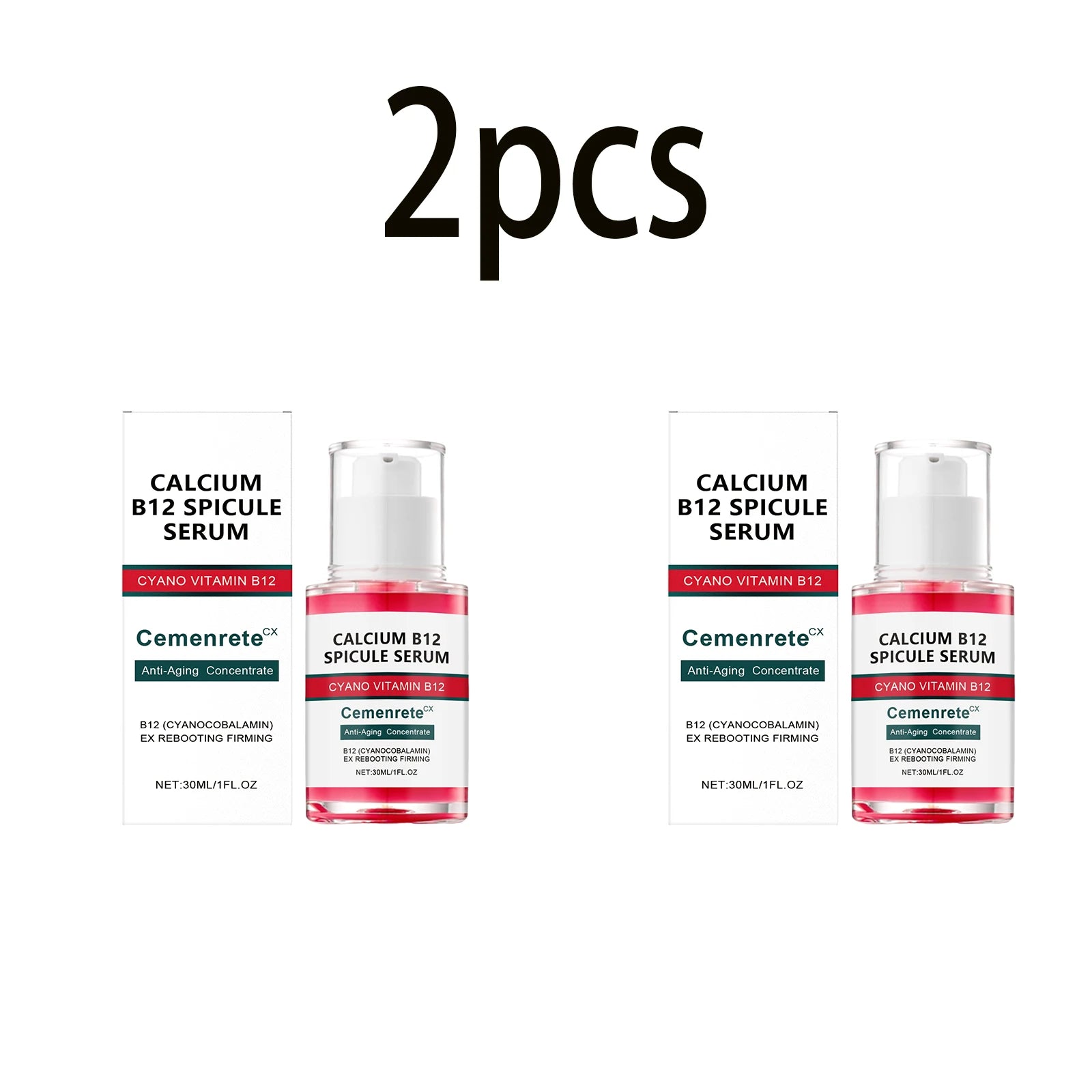Pink Spicule Pore Tightening Anti-Aging Serum,ull Hydrating Protecting Skin Bright Revitalizing Unisex Essence Oasis Select 30mlx2 boxed