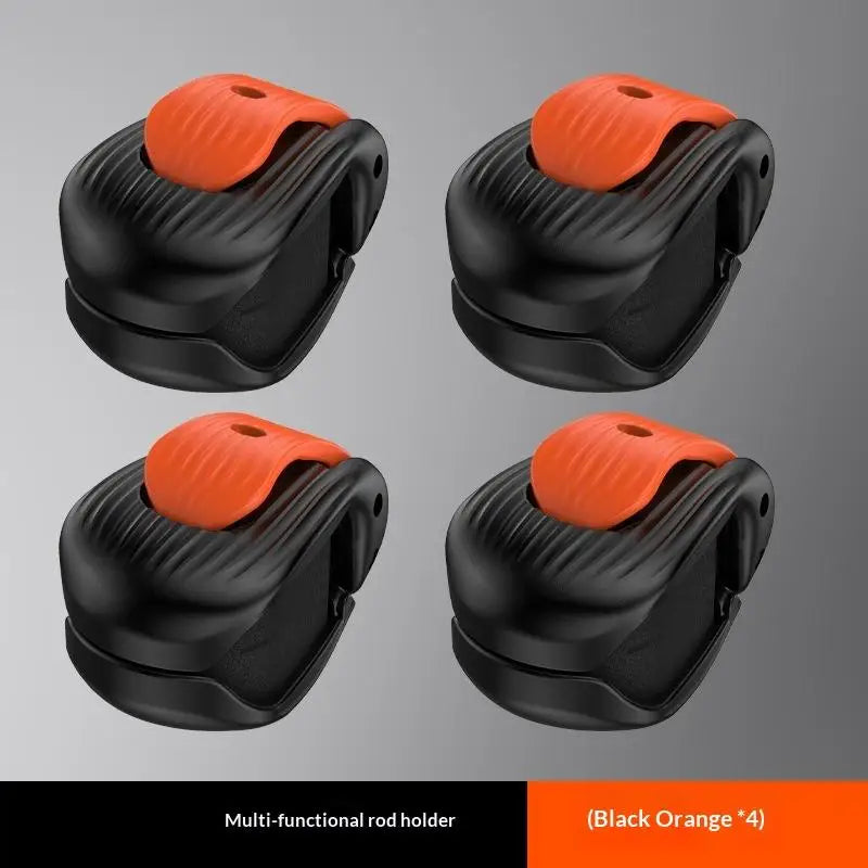 2/4Pcs Fishing Rod Holder Fixer Clip Fishing Pole Holder Compact Design Fishing Rod Fixer Fishing Rod Holder@#X Oasis Select A10