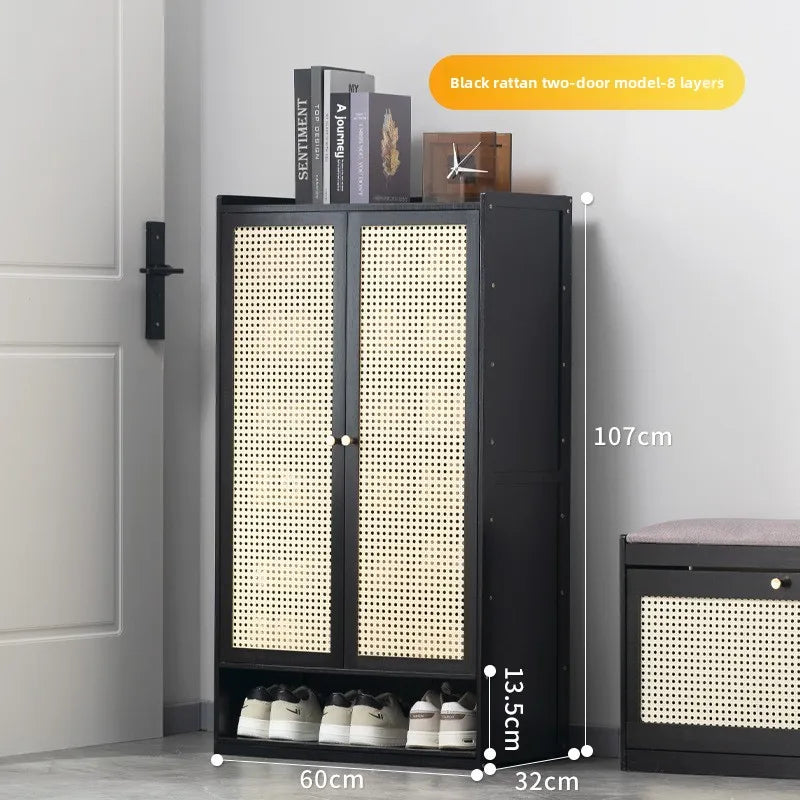 Shoe rack at the door of the household, storage artifact, space-saving simple interior, good-looking and dustproof dormitory Oasis Select Double door 8th 1