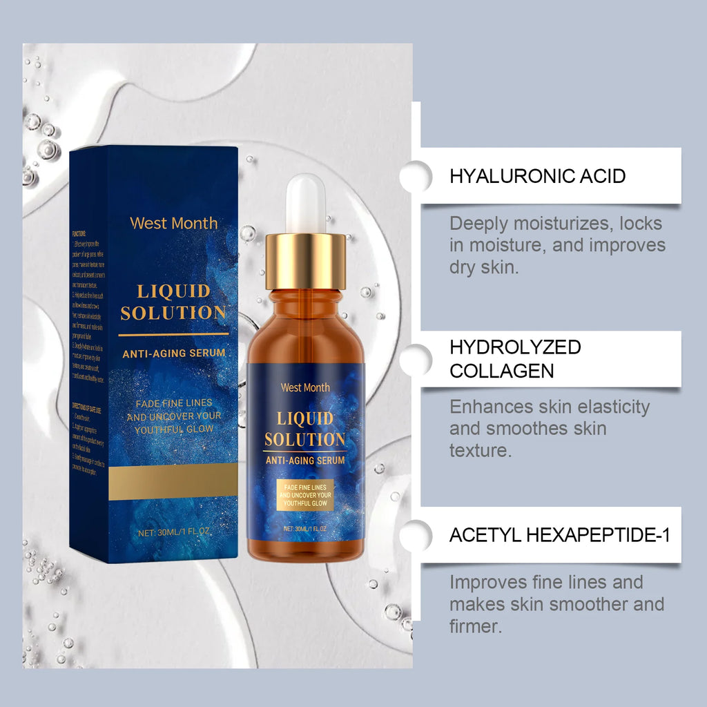 WEST MONTH Firming Facial Serum – Hydrate, Smooth & Repair Facial Serum Oasis Select