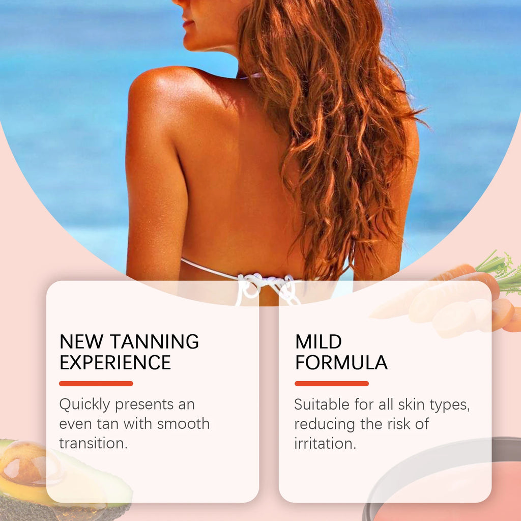 EELHOE Carrot Tanning Intensifying Gel – Self Tan & Bronze Self Tanning Gel Oasis Select