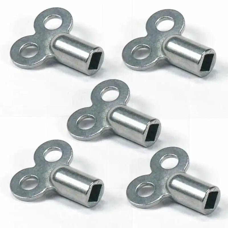 2-Pack Zinc Alloy Radiator Bleed Key – 5×5mm EU Square Valve