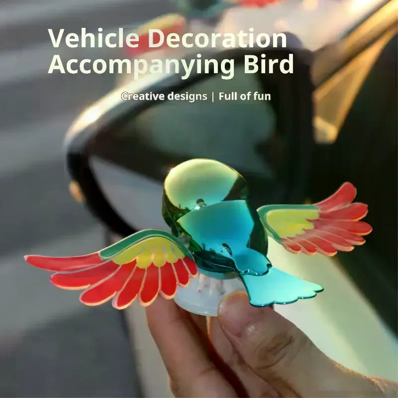 Fashion Electric Car Companion Interactive Hanging Bird Toy Childrens Birthday Gift For Boy Girls Vehicle Decoration Accessory Oasis Select
