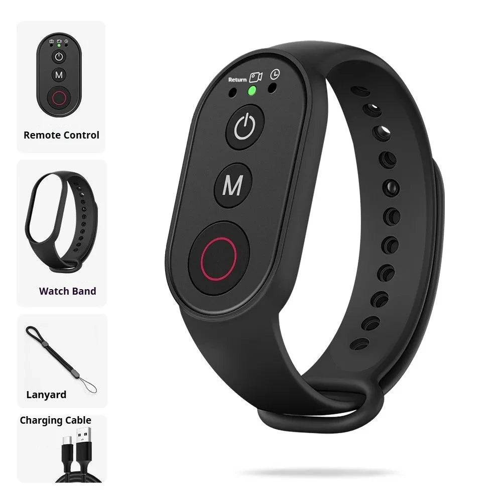 Wristband Wireless Remote for DJI Action, Insta360 & GoPro