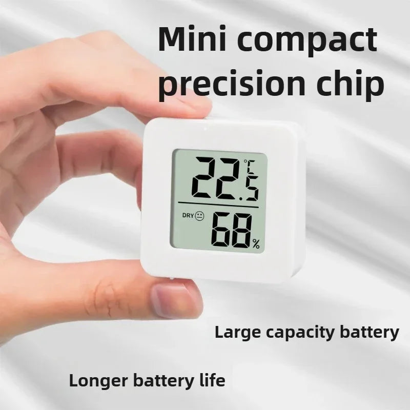 6PCS Mini Digital Thermometer Hygrometer Indoor Temperature LCD Electronic Monitor Hygrometer Outdoor Room Baby Oasis Select