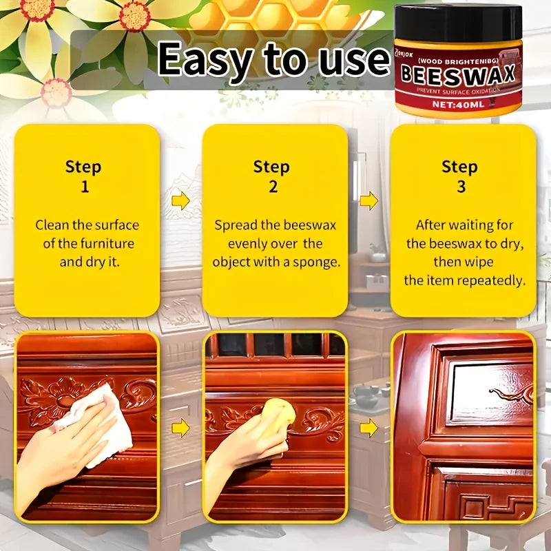 Wood Wax Polish – Long-Lasting Shine for Oak, Beech & Walnut Wood Furniture Polish Oasis Select