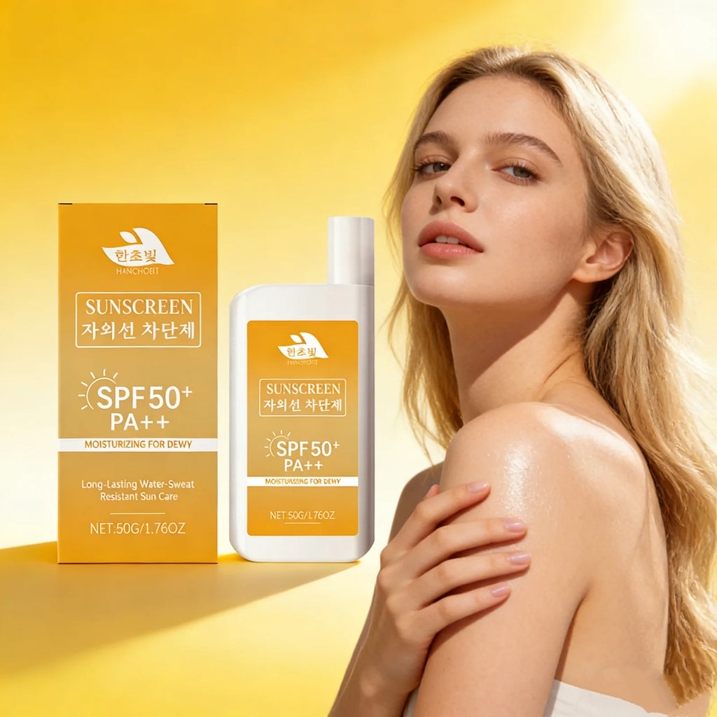 Lightweight Hydrating Sunscreen SPF 50++ Long Lasting UV Protection Fast Absorb No Sticky Oil Control Refreshing Sunblock Lotion Oasis Select